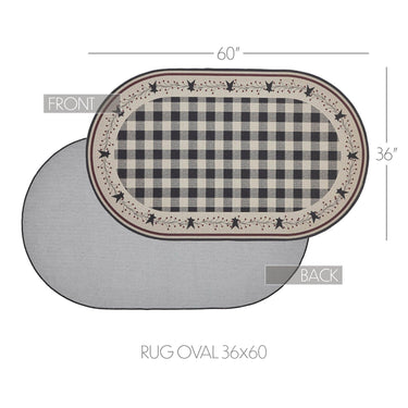 Pip Vinestar Polyester Rug Oval 36x60 - The Fox Decor